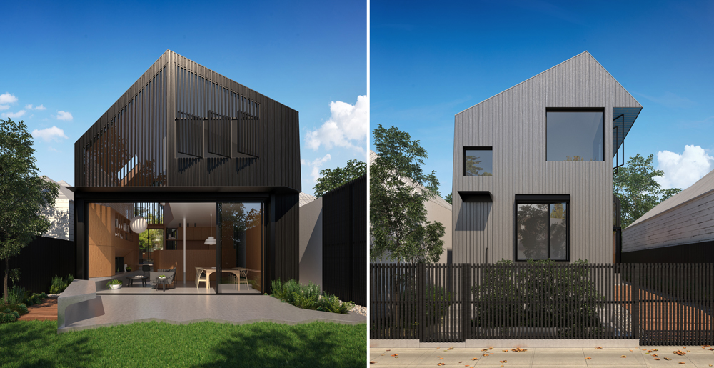 Starling House visualisations showcase the design of a new house in Lilyfield
