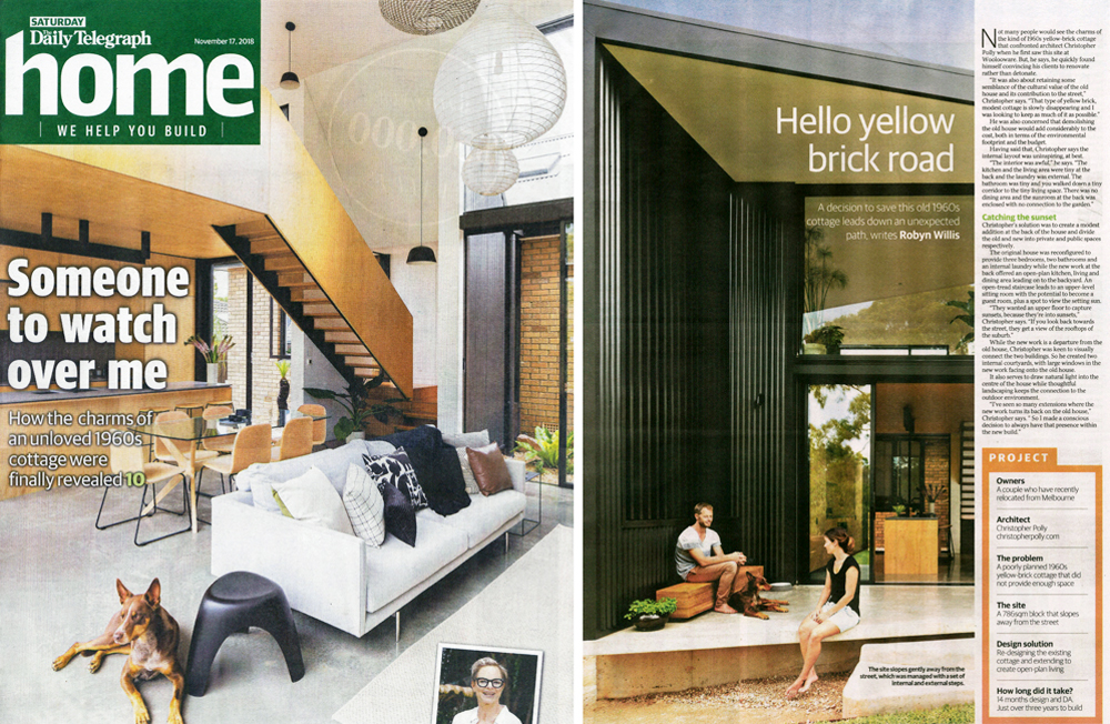 Binary House has been published in the Daily Telegraph’s Home magazine
