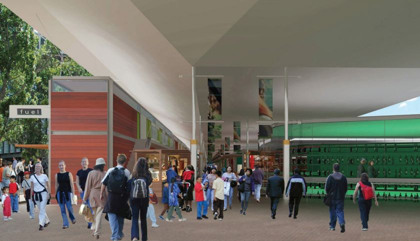Food @ The Overflow interior render