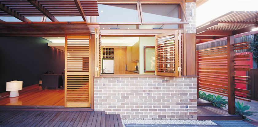 G+V House exterior detail view