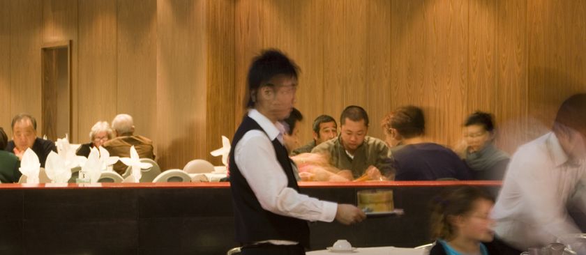 Golden Harbour Restaurant exterior detail view