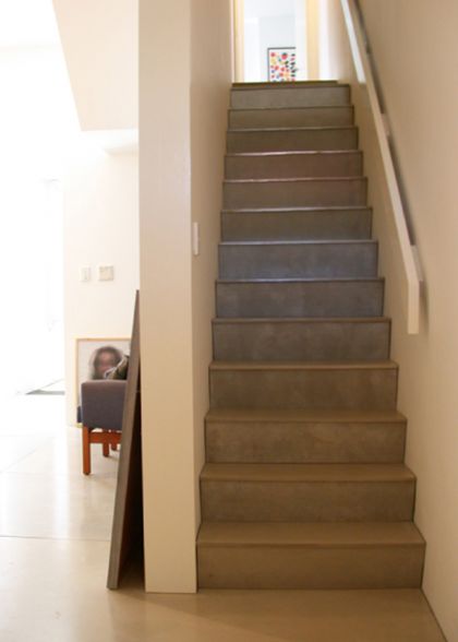 Gowing Don House fibrecement lined stair