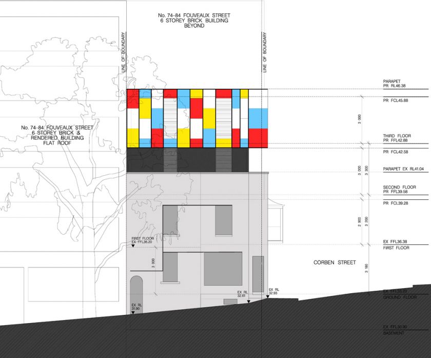 Surry Hills Offices & Showroom elevation