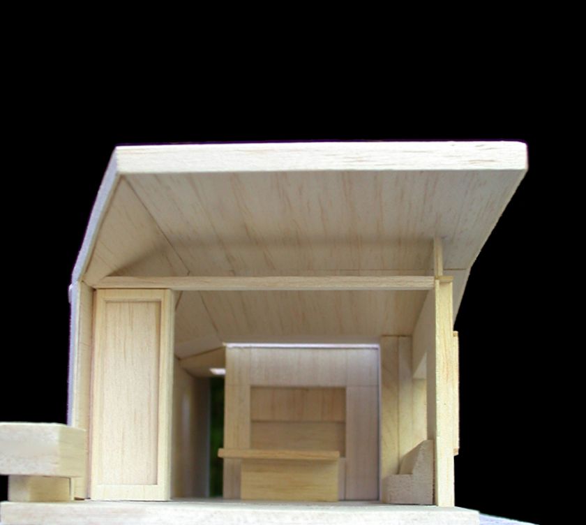 Thomas Geary House exterior elevation of model