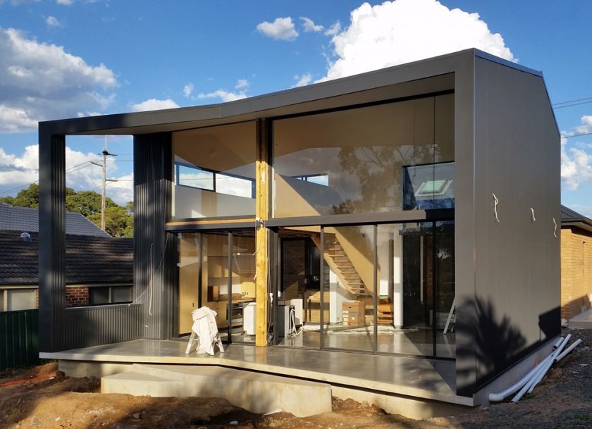 Farrington Ellis House under construction on site
