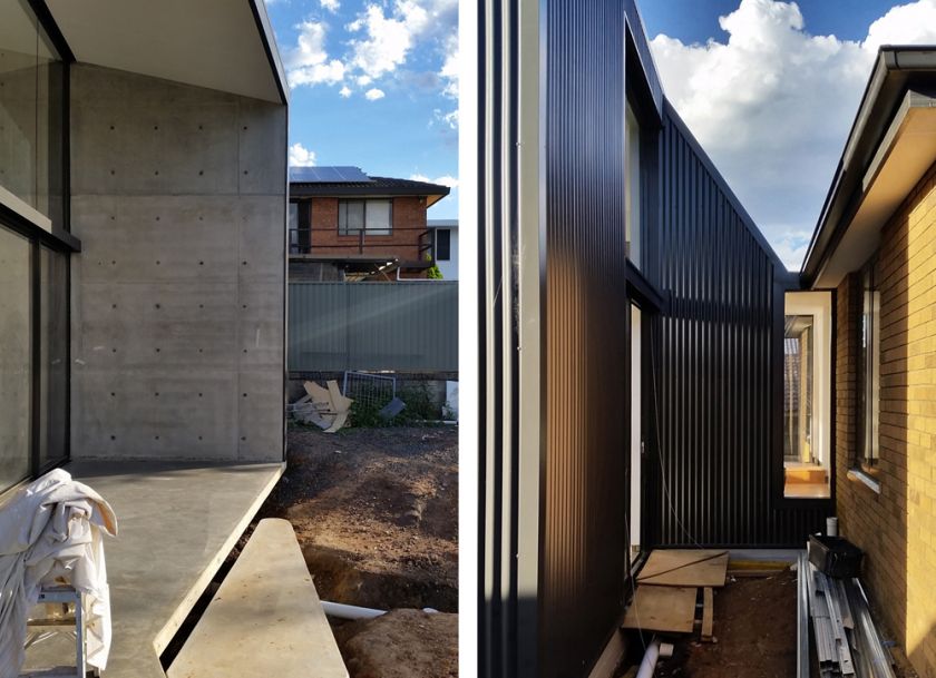 Farrington Ellis House under construction on site