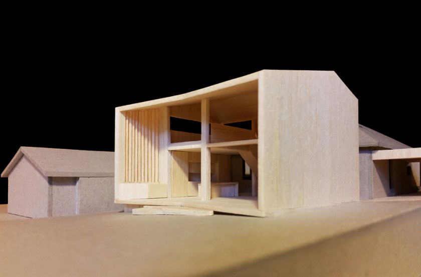 Farrington Ellis House oblique view of model