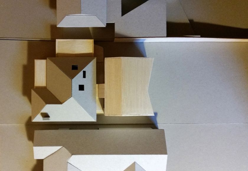 Farrington Ellis House aerial view of model