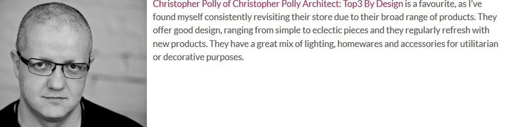 Christopher Polly has been included within an article at Interiors Addict