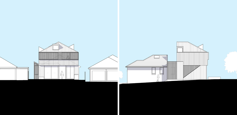 Sketch designs prepared for Murrabin House, a new residential project in Matraville