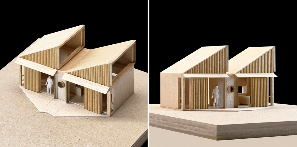 Art Studio Cabin concept model for second design option