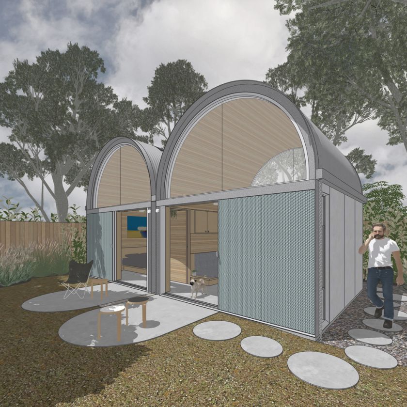 Art Studio Cabin visualisation of the exterior