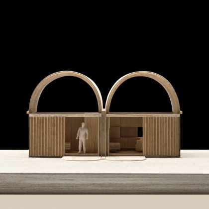 Architectural model front view