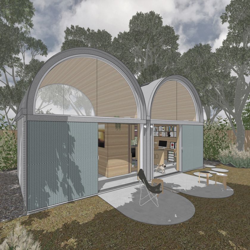 Art Studio Cabin visualisation of the exterior