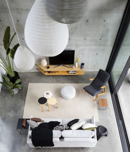 Binary House interior view