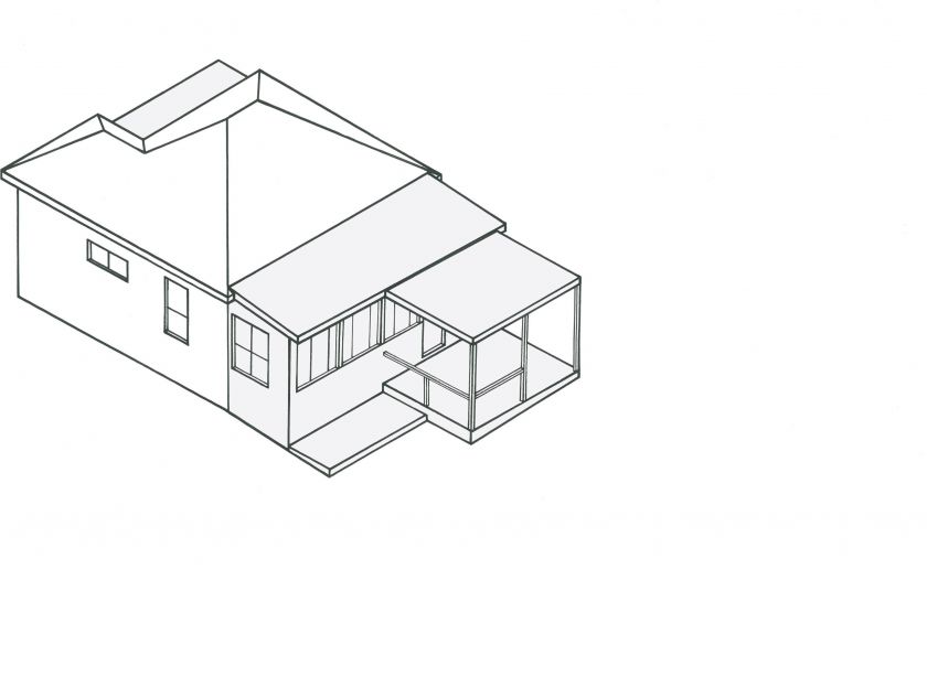 Binary House 3D concept generation diagrams