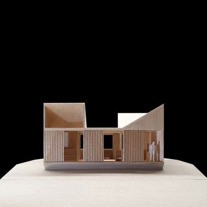 Blue Mountains House model north elevation view
