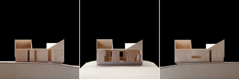 Blue Mountains House model exterior elevation views
