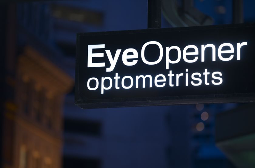 EyeOpener sign