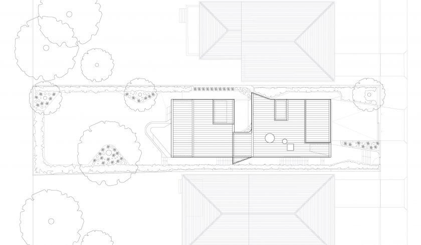 Greenwich House ground floor plan and lower ground floor plan and site plan