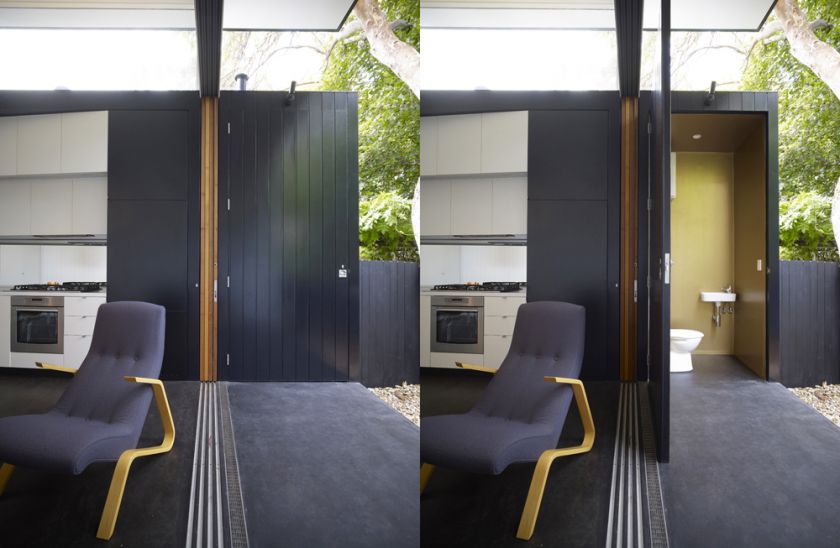 Haines House exterior concealed WC