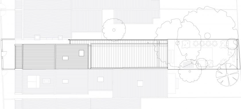 Haines House floor plan and site plan