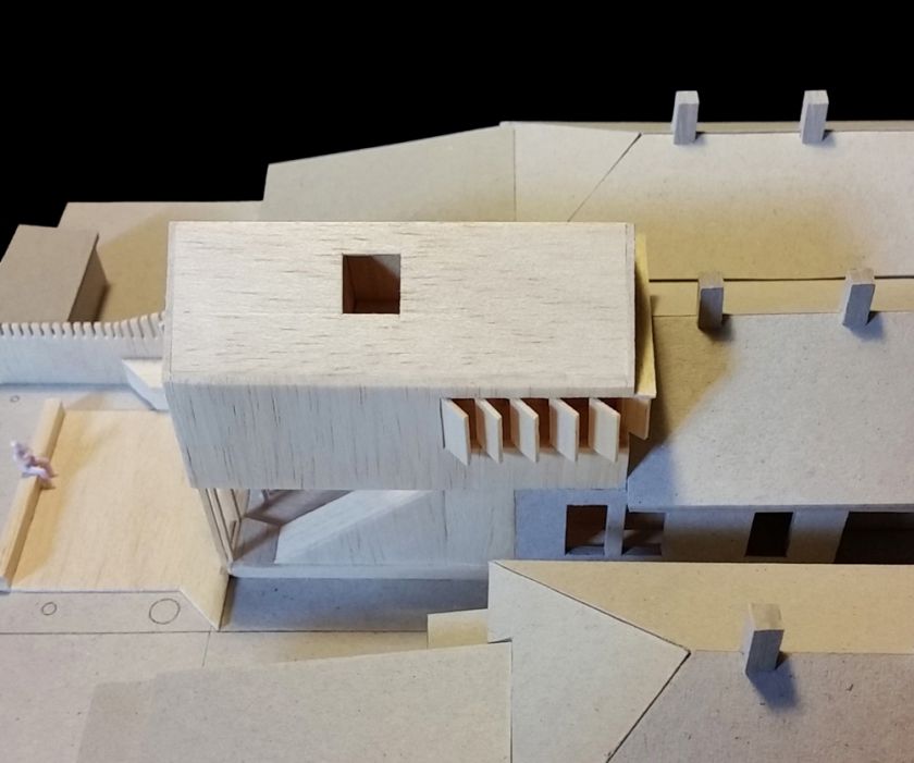 Haoui House model aerial view