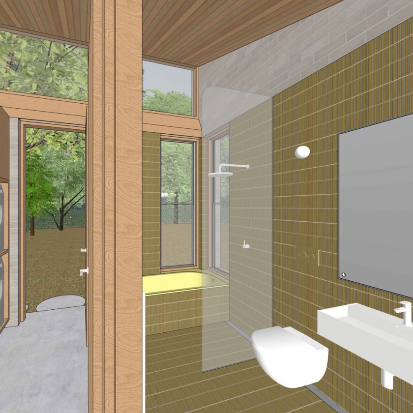 Leura House interior design visualisations