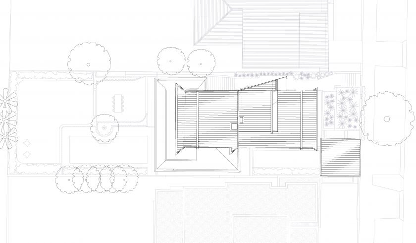 Manifold House first floor plan and ground floor plan and site plan