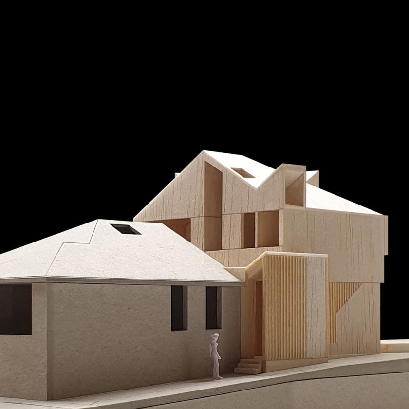 Murrabin House front southeast model view 