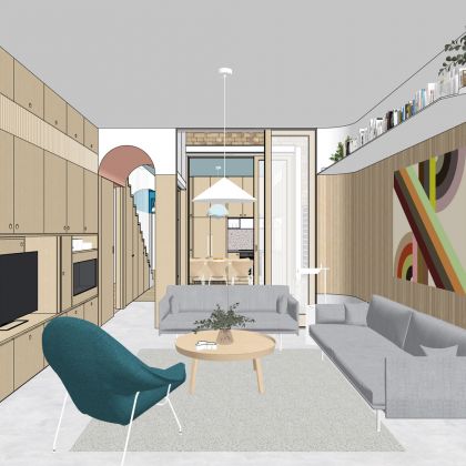 Interior living area view