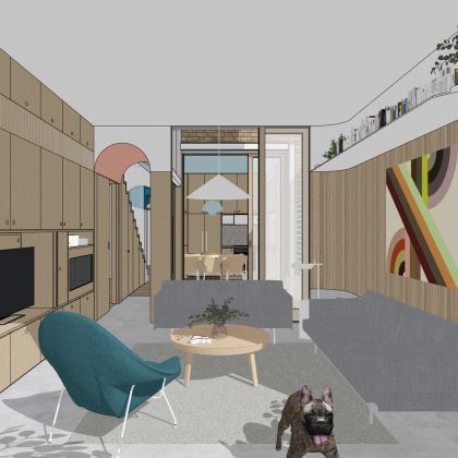 Interior living area view