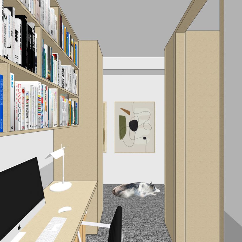 Trafalgar House first floor interior visualisations