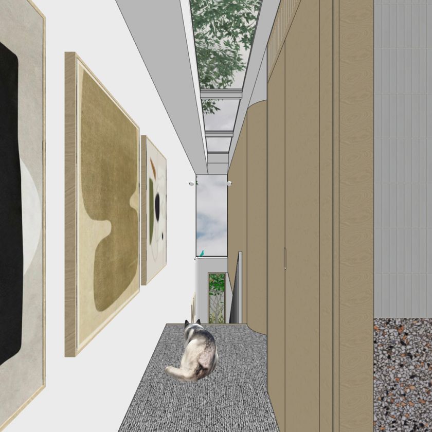 Trafalgar House first floor interior visualisations