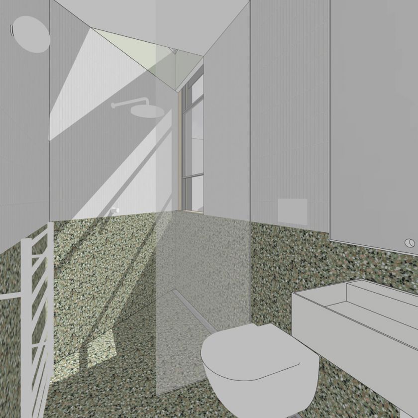 Trafalgar House first floor interior and exterior visualisations