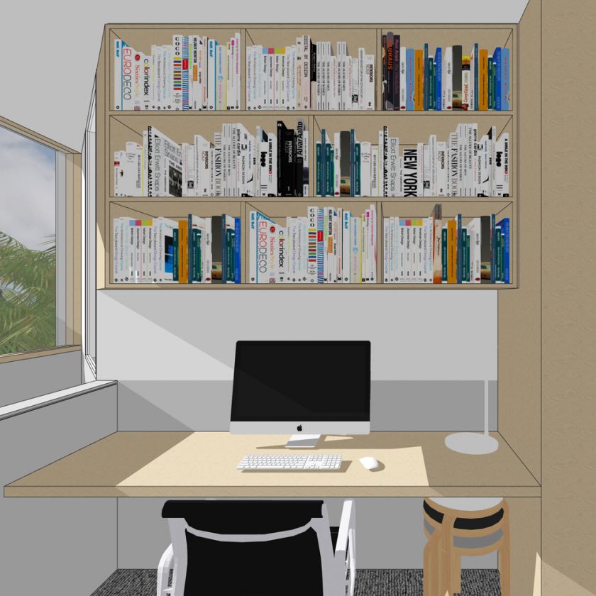 Trafalgar House first floor interior and exterior visualisations