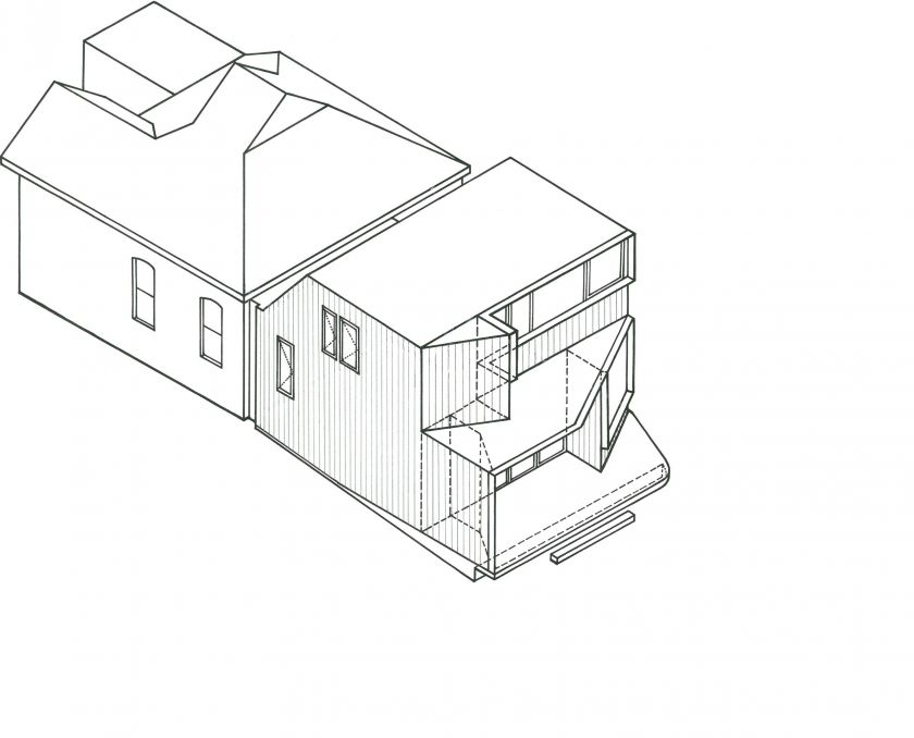 Unfurled House 3D concept generation diagrams